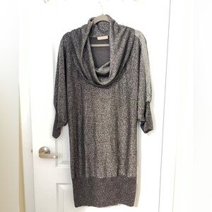 Black & Gray Metallic Dress